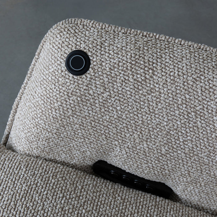 Lund Relaxsessel | Naturfarbenes Bouclé
