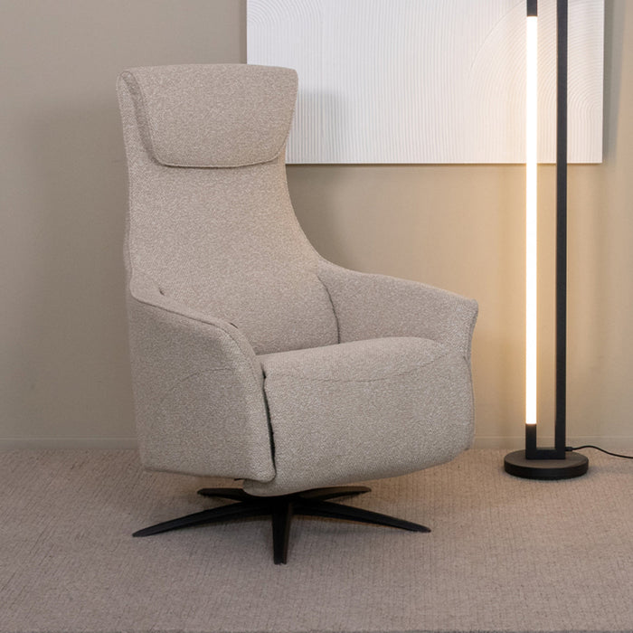 Lund Relaxsessel | Naturfarbenes Bouclé