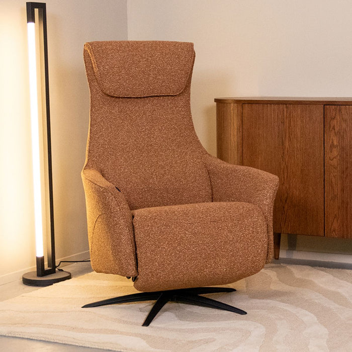 Relaxsessel Lund | Rot Bouclé