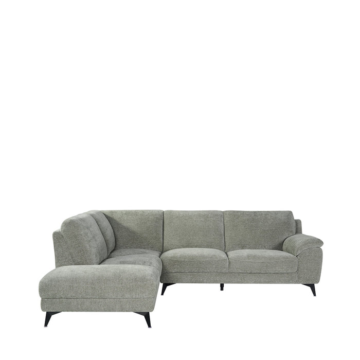 Ecksofa Santino | Grauer Stoff