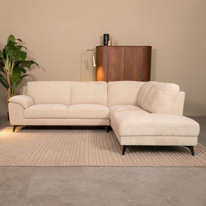 Eckbank Santino | Naturfarbener Stoff
