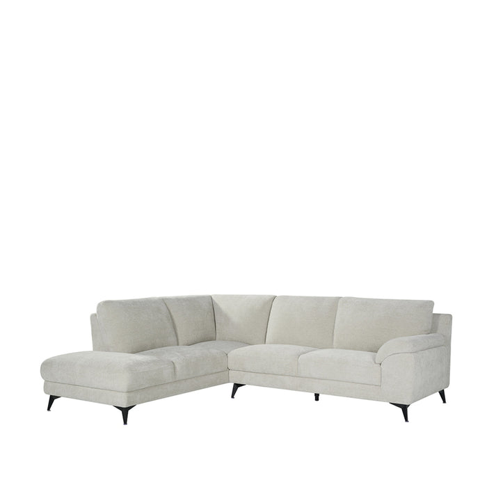 Eckbank Santino | Naturfarbener Stoff