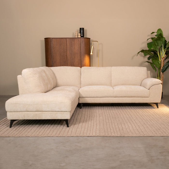 Eckbank Santino | Naturfarbener Stoff