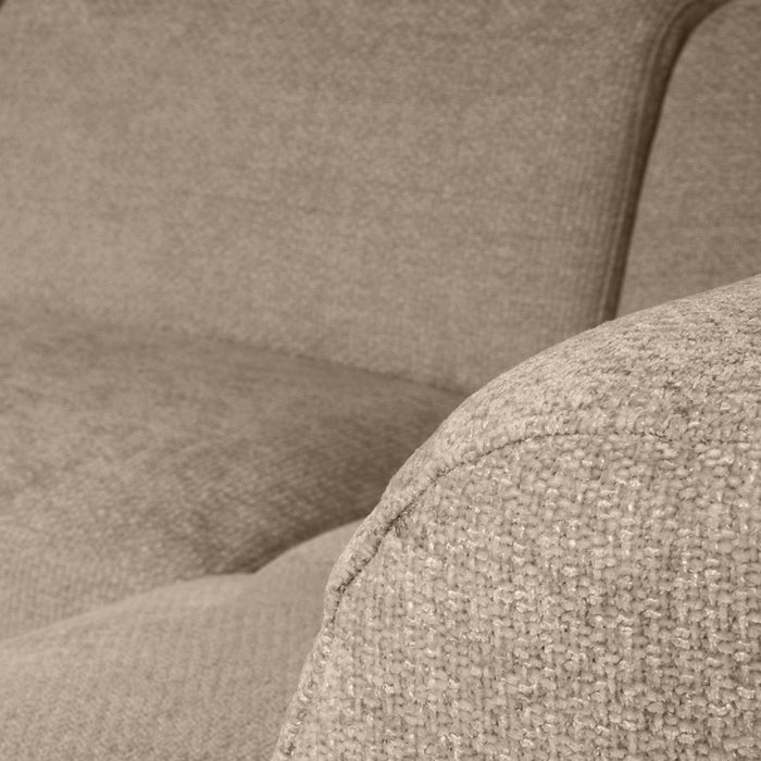 Eckbank Rodano | Beige Stoff