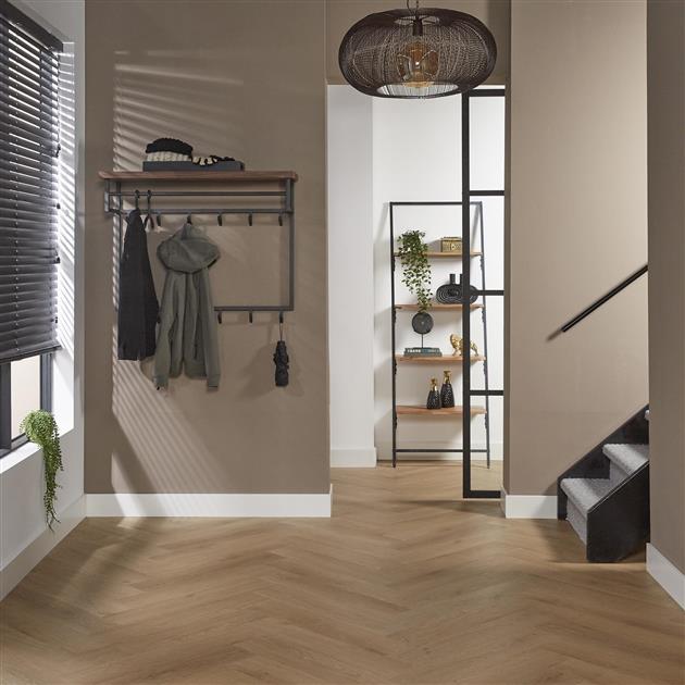 Garderobe Daytona mit 12 Haken | Naturholz Saja