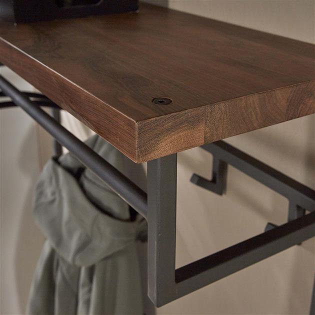 Garderobe Daytona mit 12 Haken | Naturholz Saja