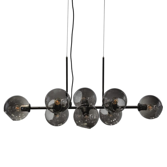 Wandleuchte Saylor | Schwarzes Glas