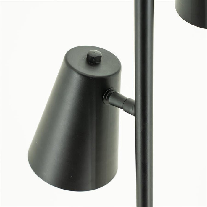 Tischleuchte Cole | Schwarzes Metall