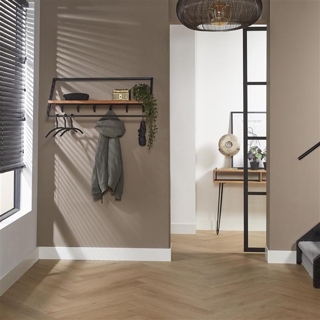 Lean Garderobe | Natürliches massives Akazienholz