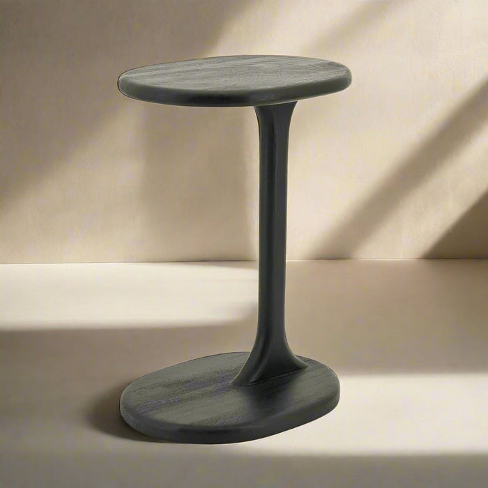 Beistelltisch Fenix | Schwarzes Mangoholz