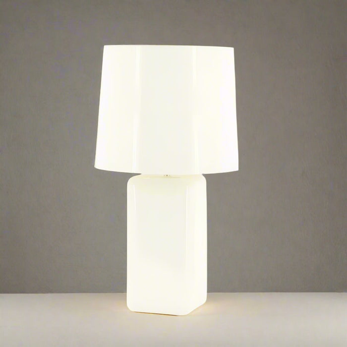 Tischleuchte Dixon | Beige Metall