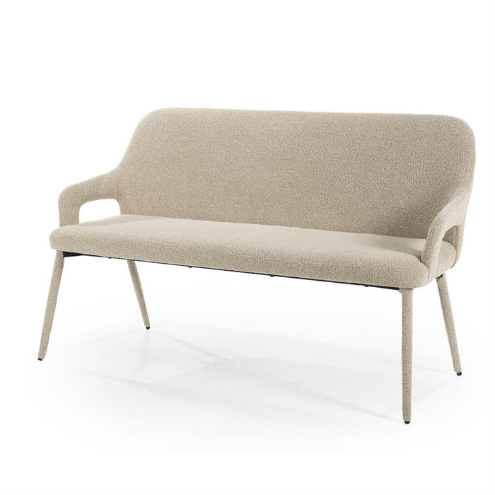 Esszimmerbank Fika | Taupe aus Stoff