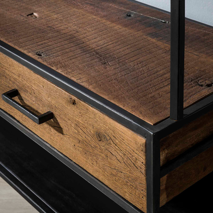 Garderobe Blend | Schwarzes Hartholz