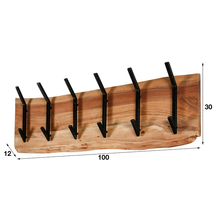 Edge Garderobe | 2x6 Haken