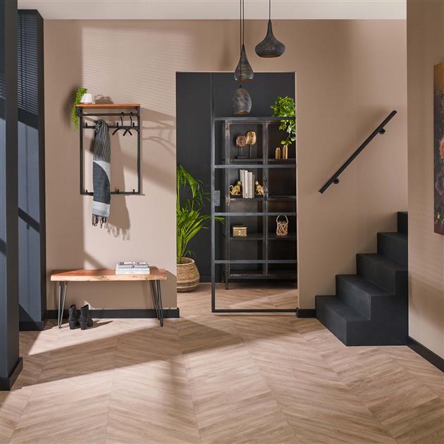 Custom Hoog Kleiderständer | Natürliches massives Akazienholz