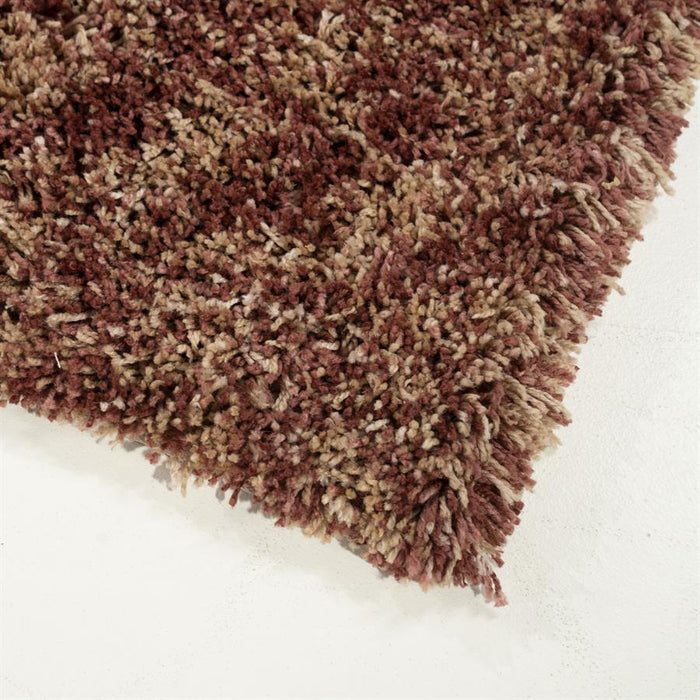Mixi Teppich | Rotes Polyester