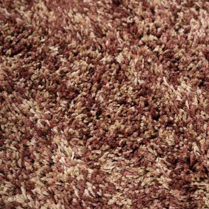 Mixi Teppich | Rotes Polyester