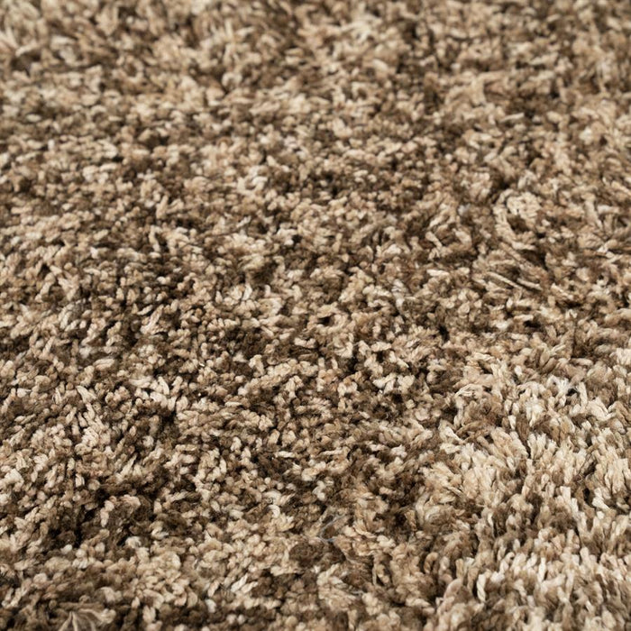 Mixi Teppich | Braun Polyester