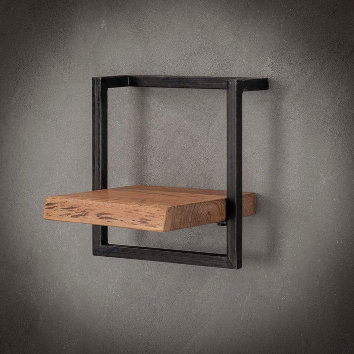 Hängendes Regal Edge 30 | Natürliches massives Akazienholz