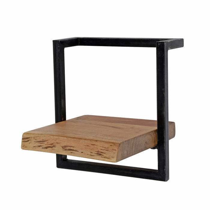 Hängendes Regal Edge 30 | Natürliches massives Akazienholz