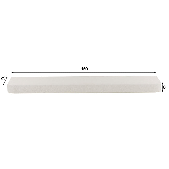 Wandregal Stone | 150 cm | Grauer Marmor