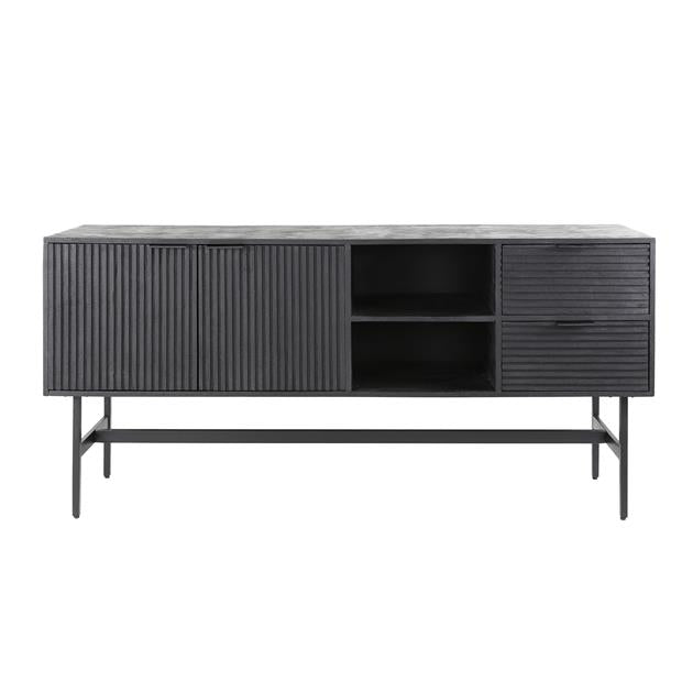 Kommode Marina | Schwarzes Mangoholz