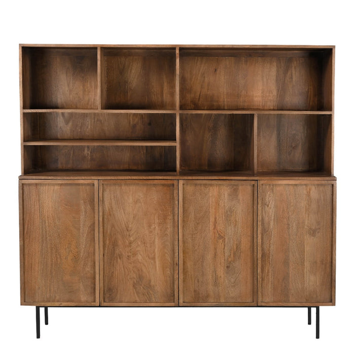 Aufbewahrungsschrank Elan | Naturbelassenes Mangoholz
