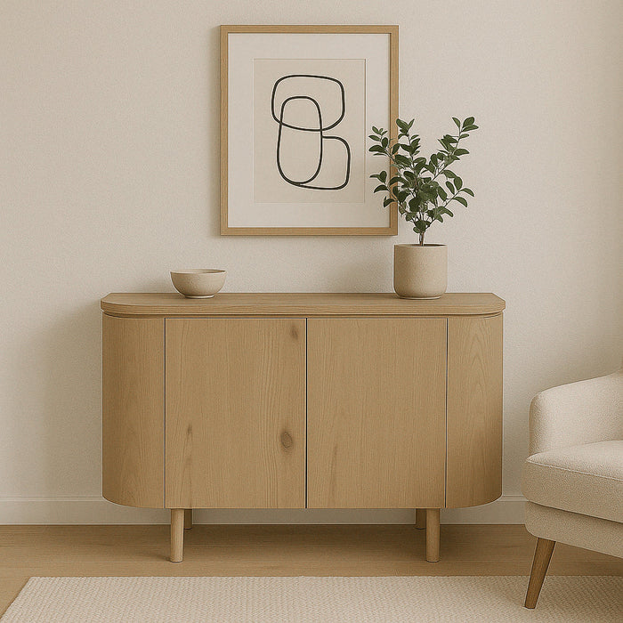 Sideboard Tobago | Natürliches Eichenfurnier
