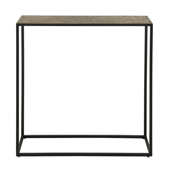 Stahl-Metall-Flurtisch | Antikbronze