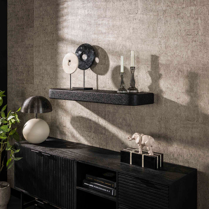 Wandregal 200 cm | Metallic
