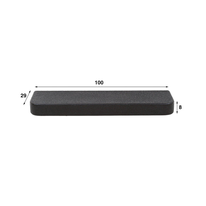 Wandregal 200 cm | Metallic