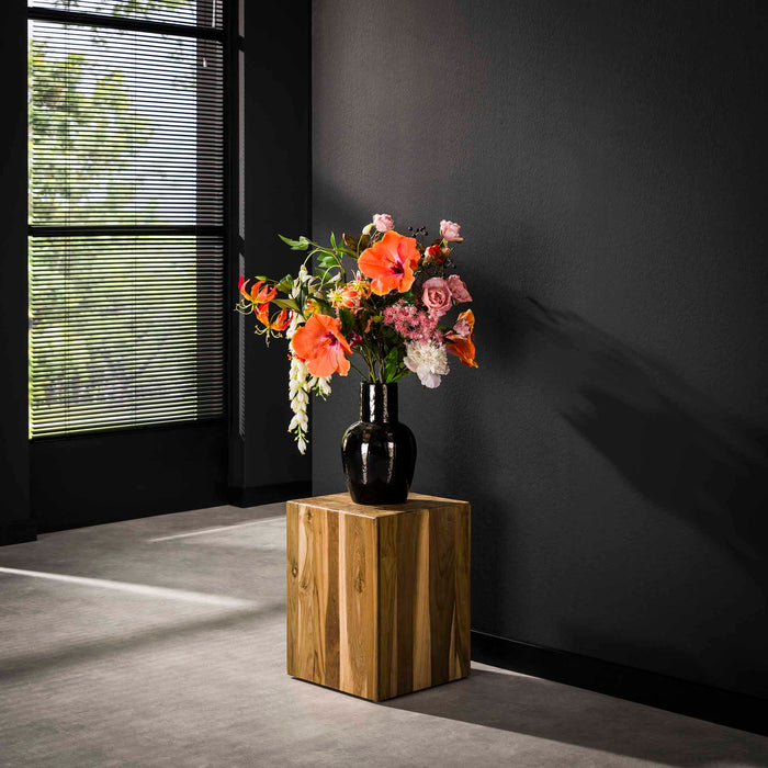 Blumentopf Bole | Naturbelassenes Teakholz