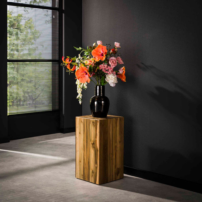 Blumentopf Bole | Naturbelassenes Teakholz