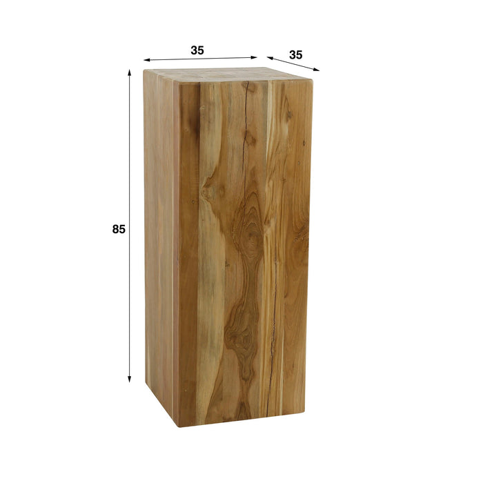 Blumentopf Bole | Naturbelassenes Teakholz