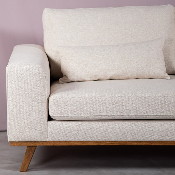 Ausziehbares Ecksofa Caro | Beige Grande