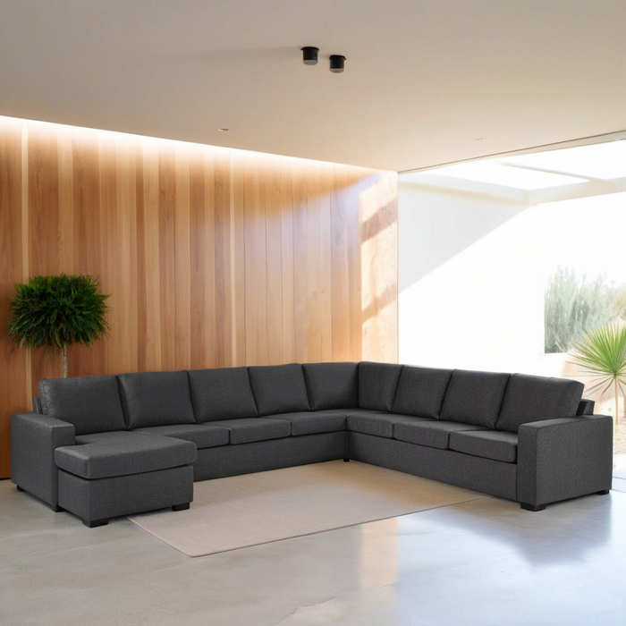 Sofa Kris | Anthrazit Inari | Langer Sessel links + rechts