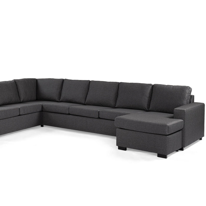 Sofa Kris | Anthrazit Inari | Langer Sessel links + rechts