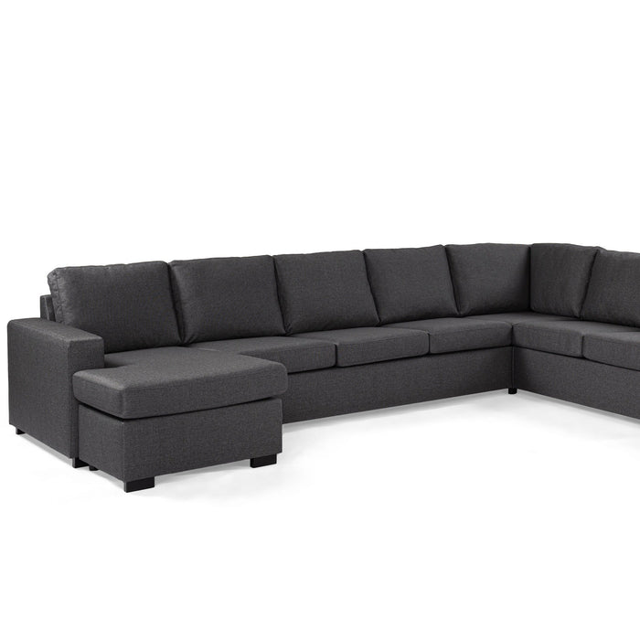 Sofa Kris | Anthrazit Inari | Langer Sessel links + rechts