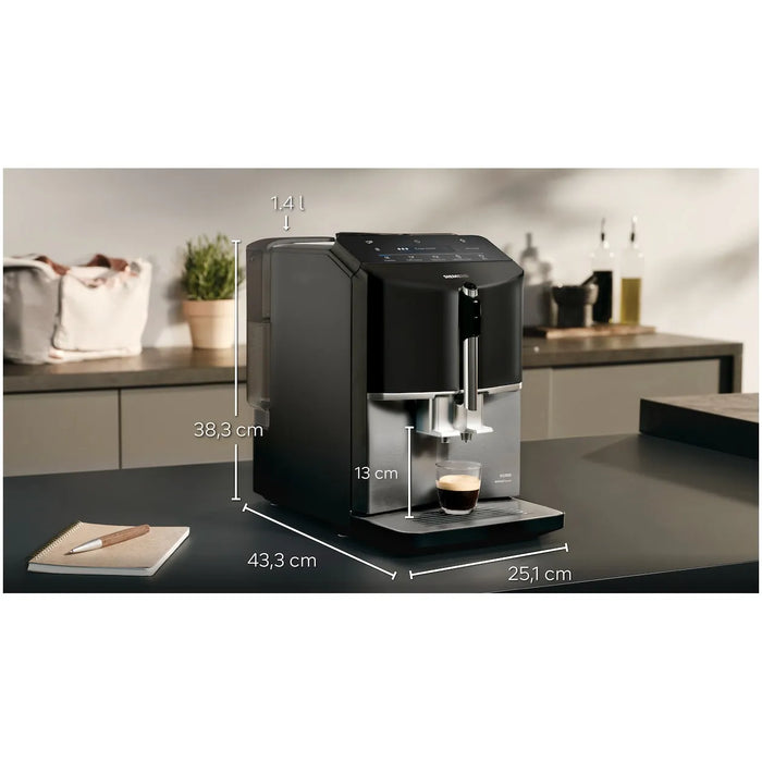 Siemens EQ.300 TF305EF9 Zwart/rvs