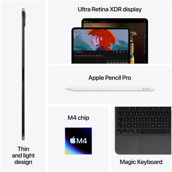 Apple iPad Pro (2024) 11 inch 256GB WiFi Zwart