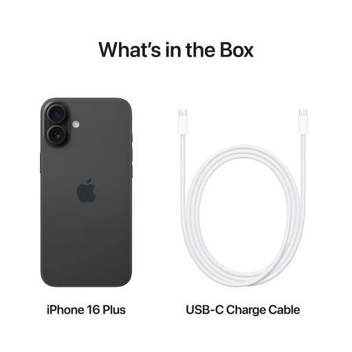 Apple iPhone 16 Plus 256GB Zwart