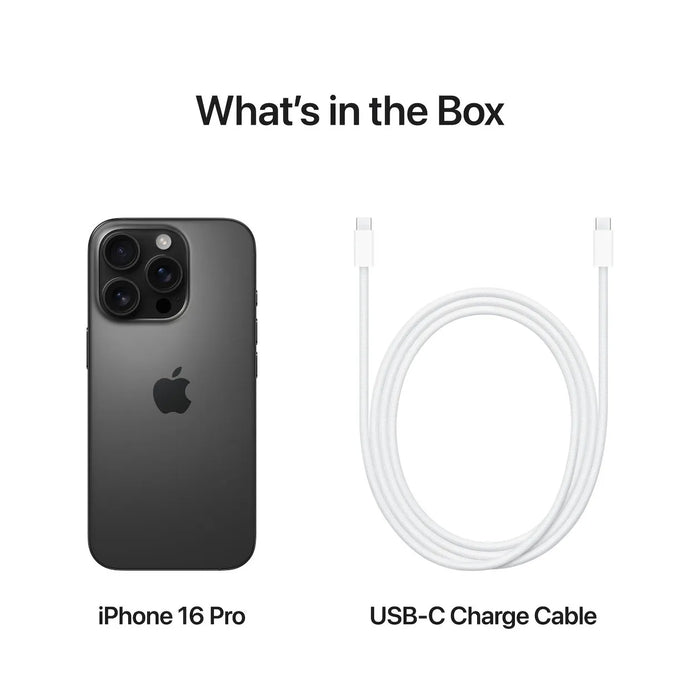 Apple iPhone 16 Pro 1TB Titanium Zwart