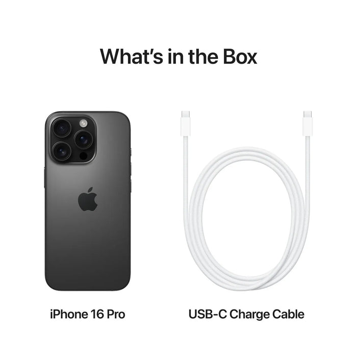 Apple iPhone 16 Pro 256GB Titanium Zwart