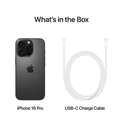 Apple iPhone 16 Pro 512GB Titanium Zwart