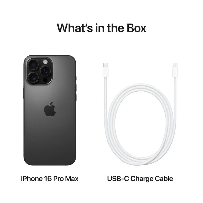 Apple iPhone 16 Pro Max 1TB Titanium Zwart