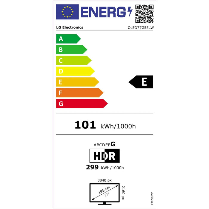 LG OLED EVO 4K 77G55LW (2025)
