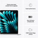 Apple MacBook Air 15-inch M4 (10 core CPU/10 core GPU) 16GB/512GB Zilver