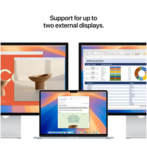 Apple MacBook Air 15-inch M4 (10 core CPU/10 core GPU) 16GB/512GB Zilver