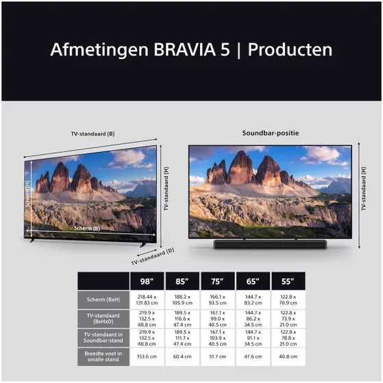 Sony K-55XR59B (2025) BRAVIA 5