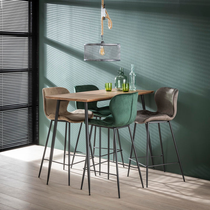 Hocker Brandon | Anthrazit Velours